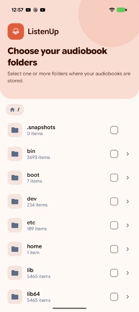 Android — Folder picker