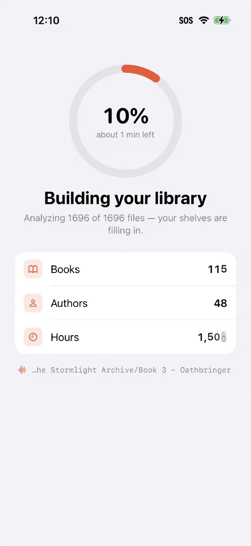 iOS — First scan