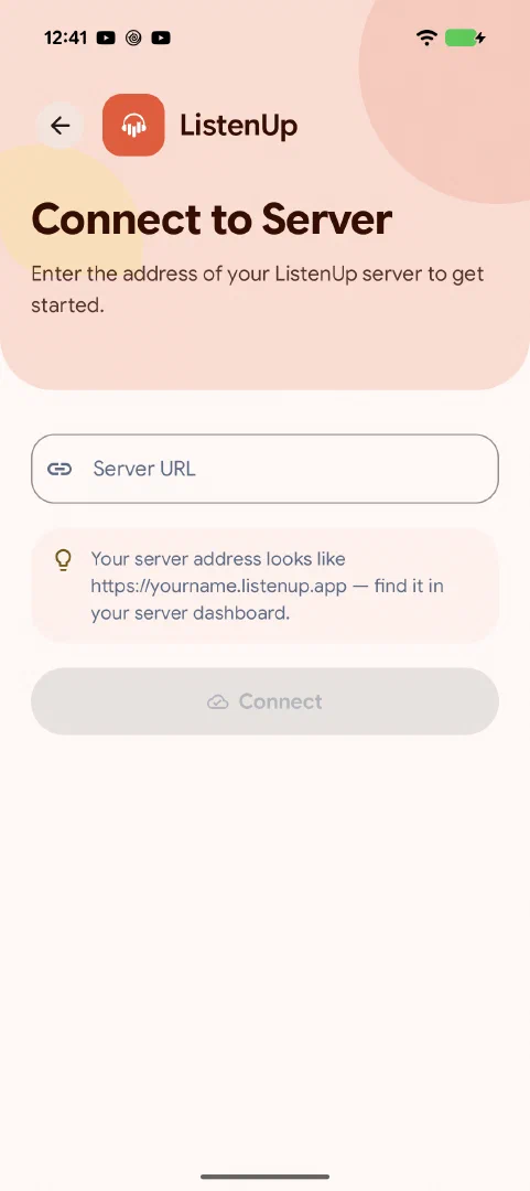 Android — Manual entry