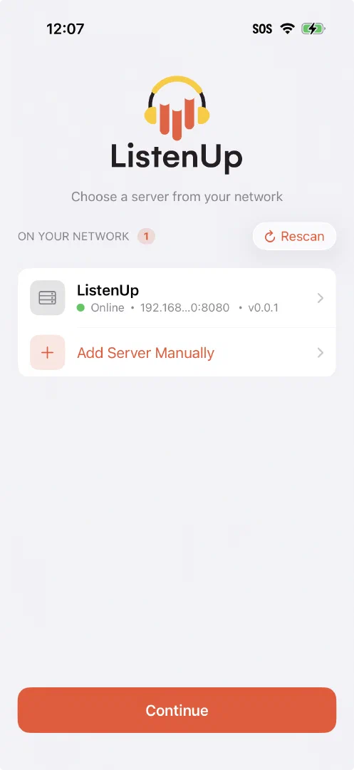 iOS — Auto-discovery